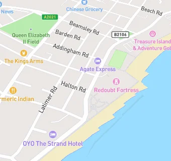 map for Beachside Holiday Flats