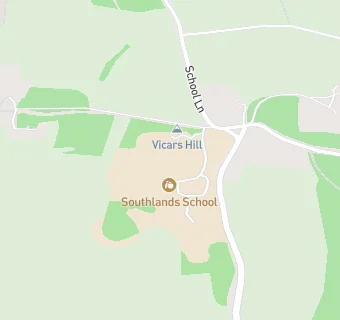 map for SOUTHLANDS SCHOOL