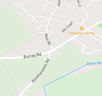 map for BRANSGORE VILLAGE HALL