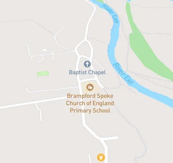 map for Brampford Speke Church of England Primary School