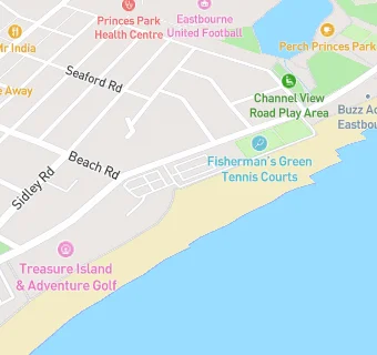 map for Eastbourne Sovereign Sailing Club