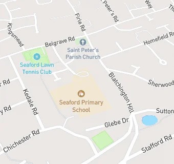 map for Seaford Primary School