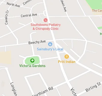 map for Victoria Medical Centre