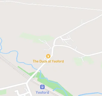 map for The Duck at Yeoford