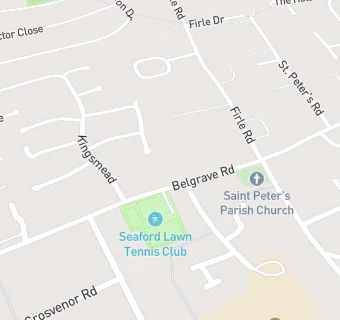 map for The Seaford And Blatchington Lawn Tennis Club