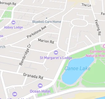 map for St Margaret's Lodge