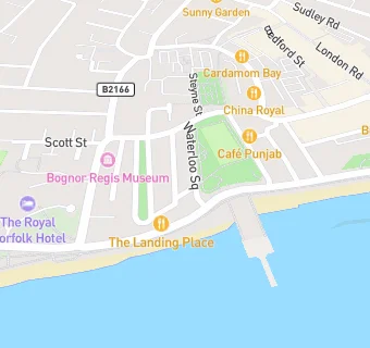 map for Bognor Vineyard Church