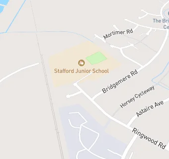 map for Stafford Junior School