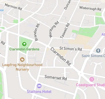 map for Clarendon Rest Home