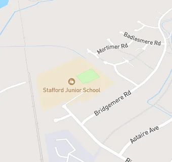 map for Stafford Junior School