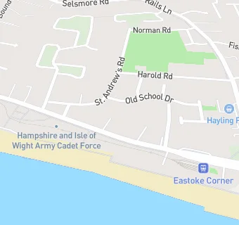 map for Beach Cafe Eastoke