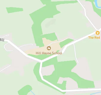 map for Hill House School