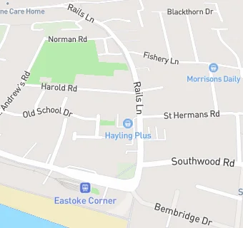 map for Eastoke Post Office