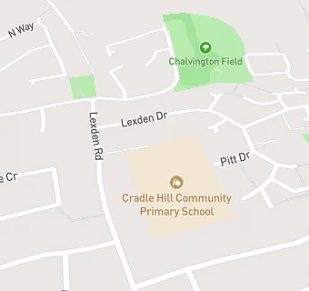 map for Cradle Hill Community Primary School