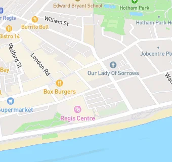 map for Bupa Dental Care, Bognor Regis