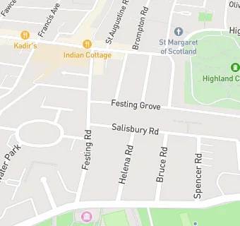 map for Salisbury Road Surgery