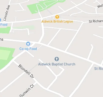 map for Aldwick Baptist Church