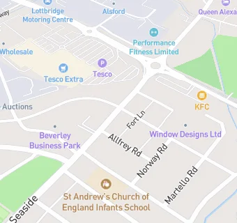 map for Alexandra Arms