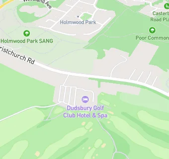 map for Dudsbury Golf Club Hotel & Spa