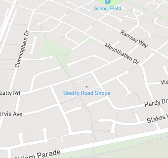 map for Beatty Dental