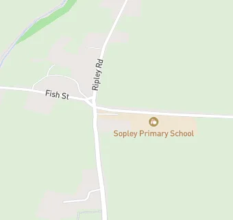 map for Sopley Primary School