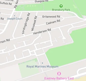 map for Royal Marine Association Club