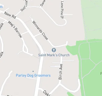 map for St Marks Church Hall