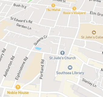 map for St Judes Church