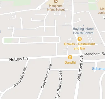 map for Gandhi Restaurant