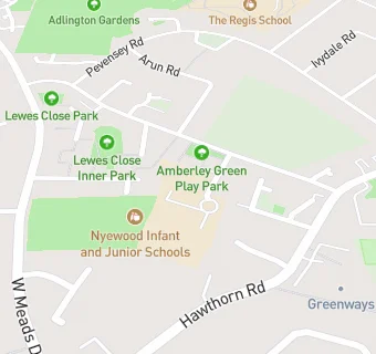 map for Nyewood CofE Junior School