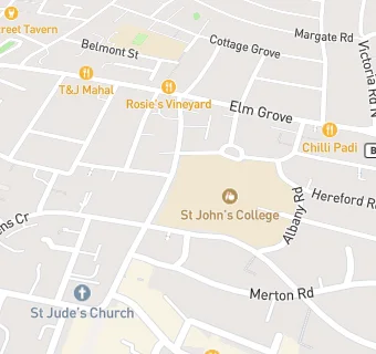 map for St John's College