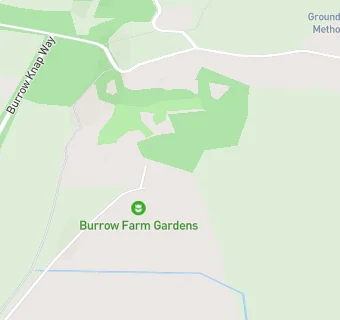 map for Burrow Farm Gardens Tearoom