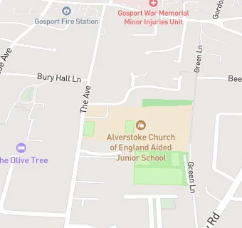 map for Alverstoke Church of England Aided Junior School