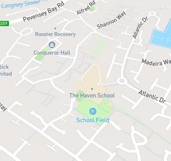 map for The Haven Nursery School