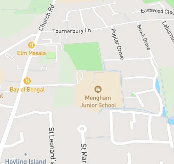 map for Mengham Junior School