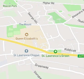 map for Queen Elizabeth's Community College