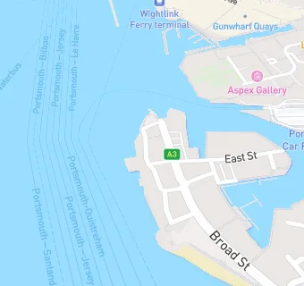 map for Portsmouth Sailing Club