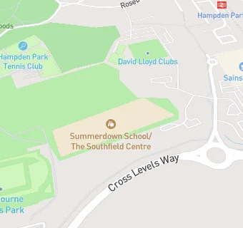 map for Summerdown School