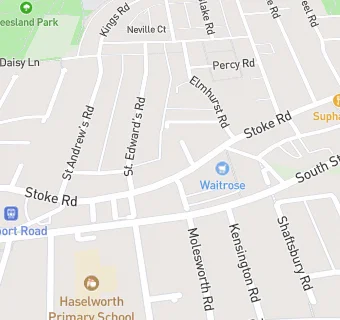 map for Stoke Road Dental Practice