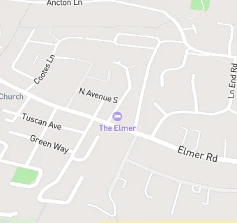 map for The Elmer Hotel & Pub