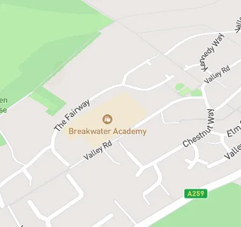 map for Meeching Valley Primary School