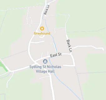 map for SYDLING VILLAGE HALL