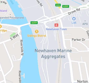 map for Newhaven Railway Club