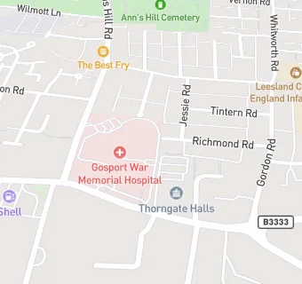 map for Gosport Medical Centre