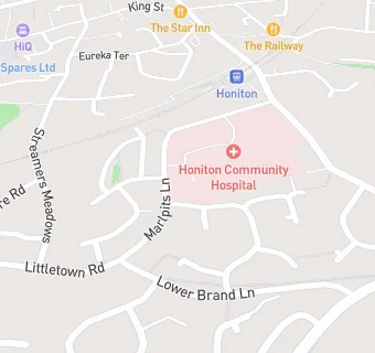 map for Honiton Surgery