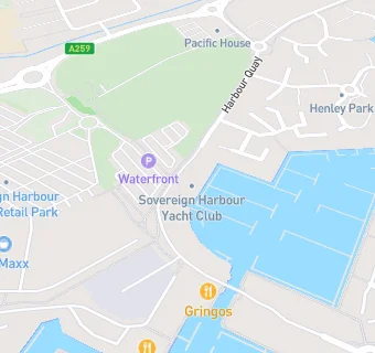 map for Sovereign Harbour Yacht Club