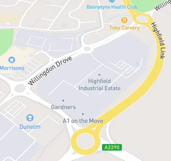 map for Kings Centre (Eastbourne)