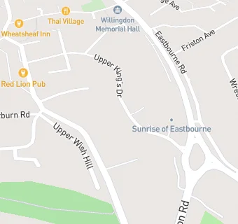 map for Eastbourne Gardens Care Home