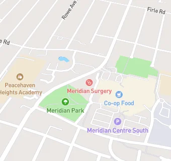 map for Meridian Surgery