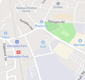 map for Aldi